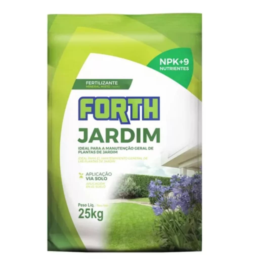 Adubo Fertilizante Npk Forth Jardim 25kg Gramado Mais Verde
