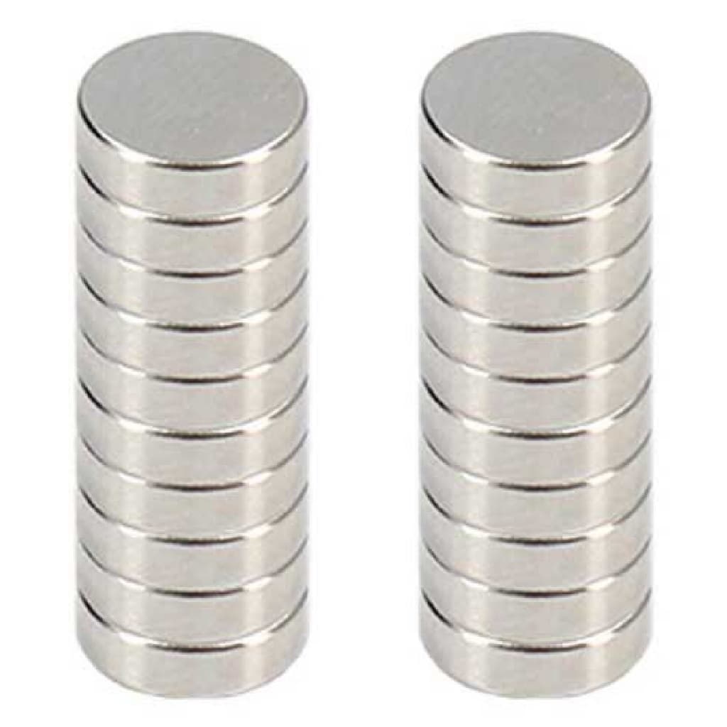 Ímã de neodímio 10x1 10x1,5 10x2 10x3 10x4 10x5 10x6 10x8 10x10 mm 20 peças super ímas potente disco