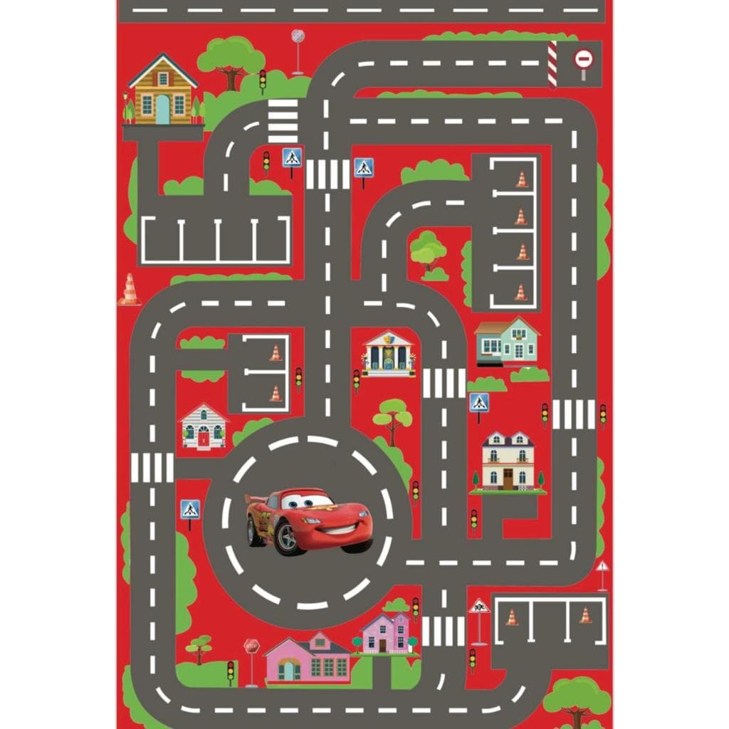 Tapete Infantil Atividade Pista Corrida Bebe Kids 100x67cm