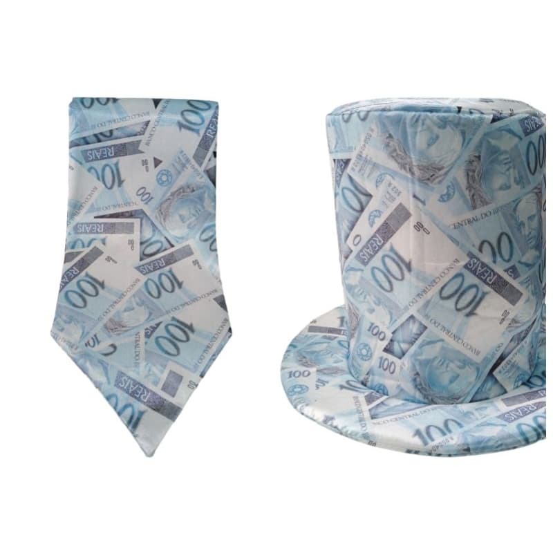 Kit Hora da gravata / cartola + gravata