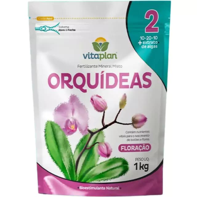 Fertilizante Adubo Para Floração Das Orquídeas (1kg) Vitaplan