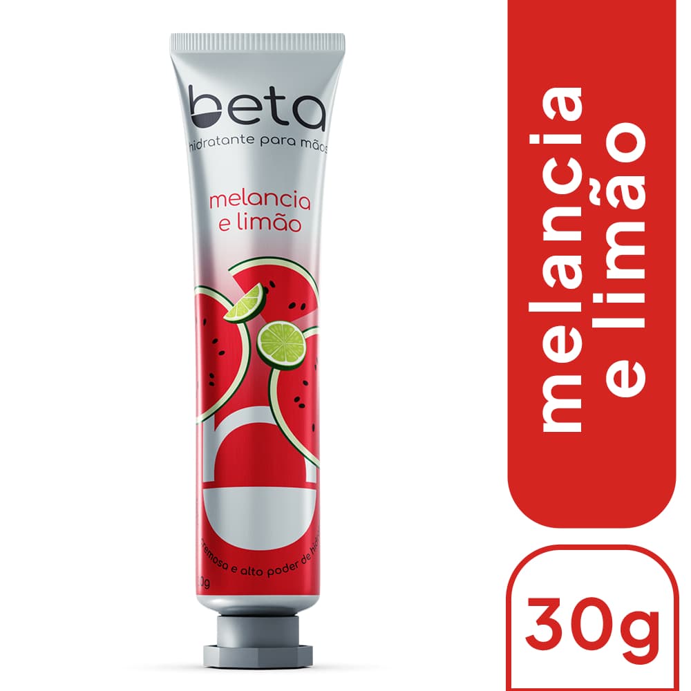 Creme Hidratante Para As Mãos Beta - Melancia E Limão - 30g