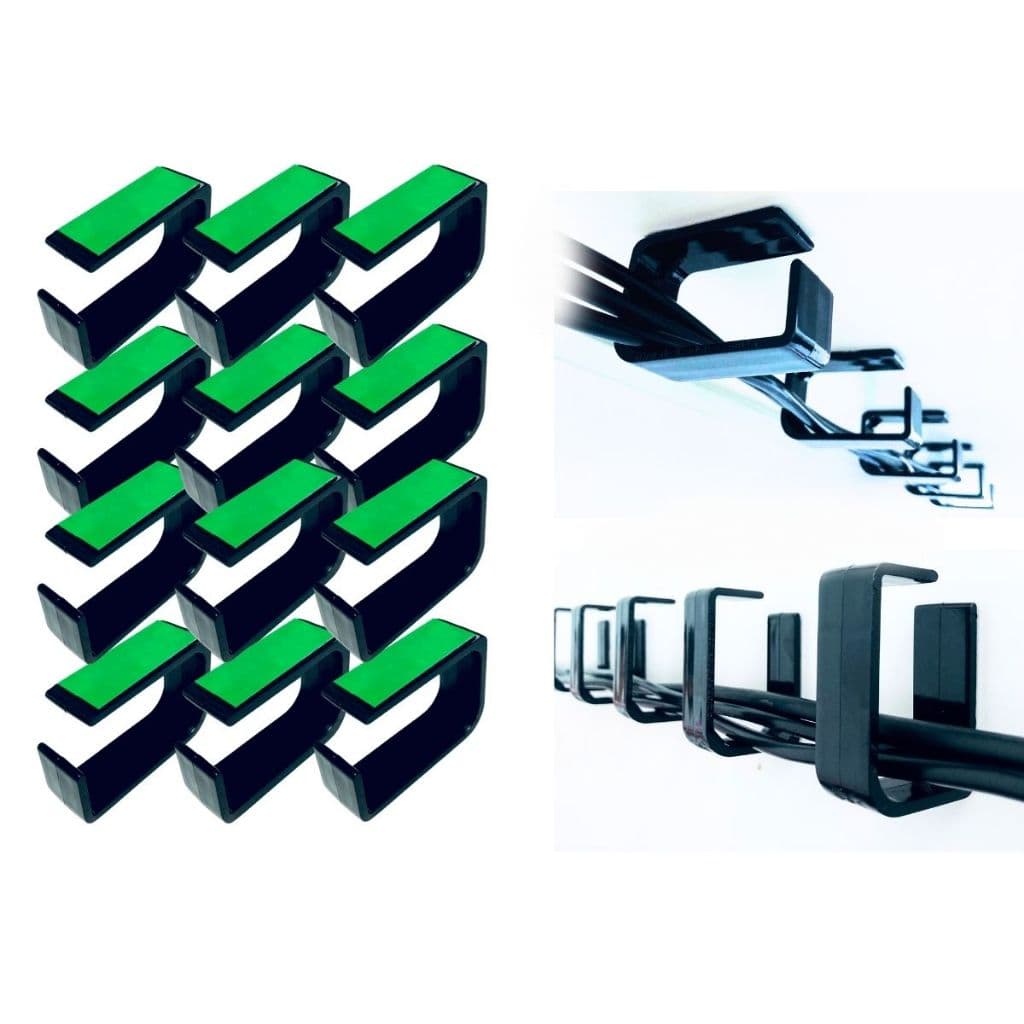 Organizador De fios cabos para Esconder Fios embaixo de Mesa setup gamer