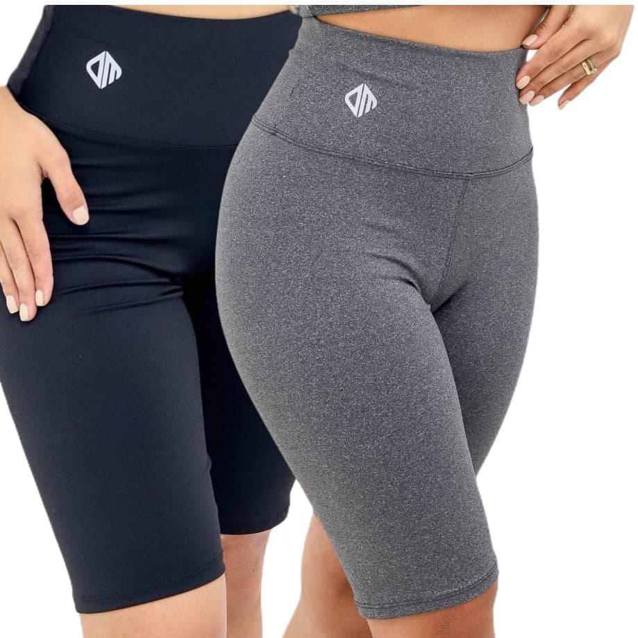 Bermuda Ciclista  Legging feminina , Cintura Alta em Suplex do P ao G3 PLUS SIZE com costura reforçada