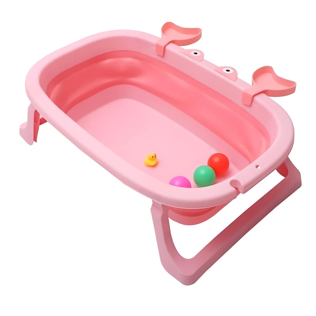 Banheira De Bebê Recém Nascido Infantil Dobrável Retrátil Infantil Vitoriana