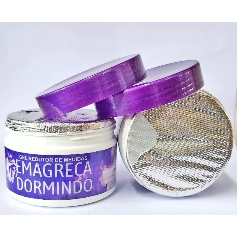 Kit 2 potes Gel Termoativo Emagreça Dormindo 250g