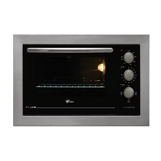 Forno Elétrico Fischer de  Embutir Fit Line 48 Litros Inox