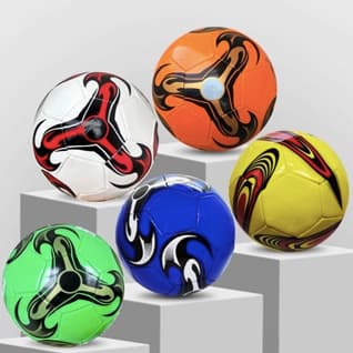 Kit com 5 Bolas De Futebol Futsal Pequena Profissional 15cm Cores Aleatórias