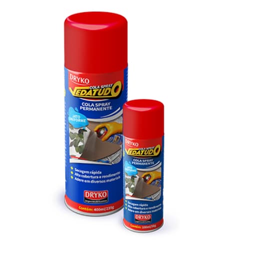 Cola Permanente Alto Rendimento Profissional 400ml Dryko Secagem Rápida