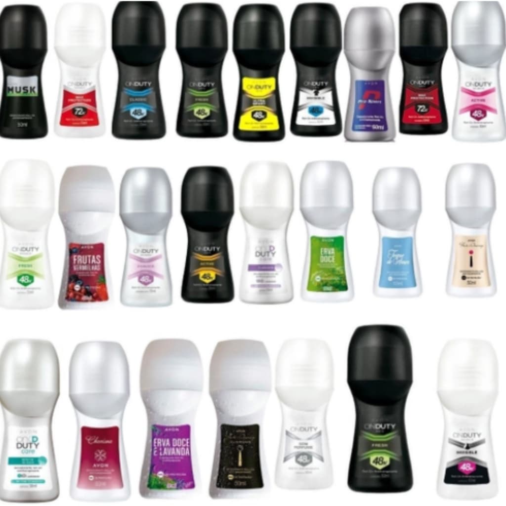 Avon Desodorante Rollon kit com 10 unidades