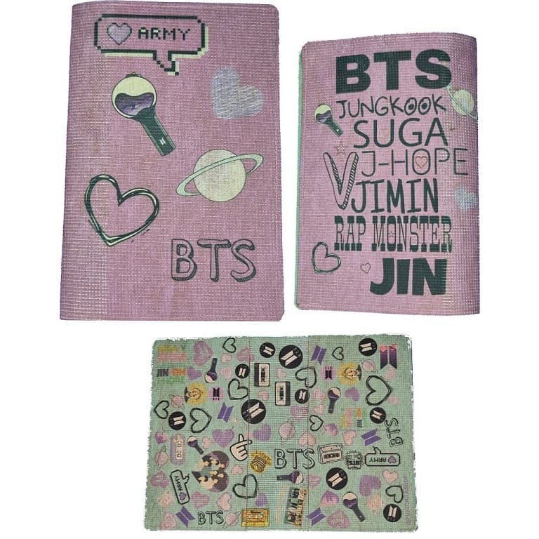 Porta Passaporte - BTS Army Roxo S2