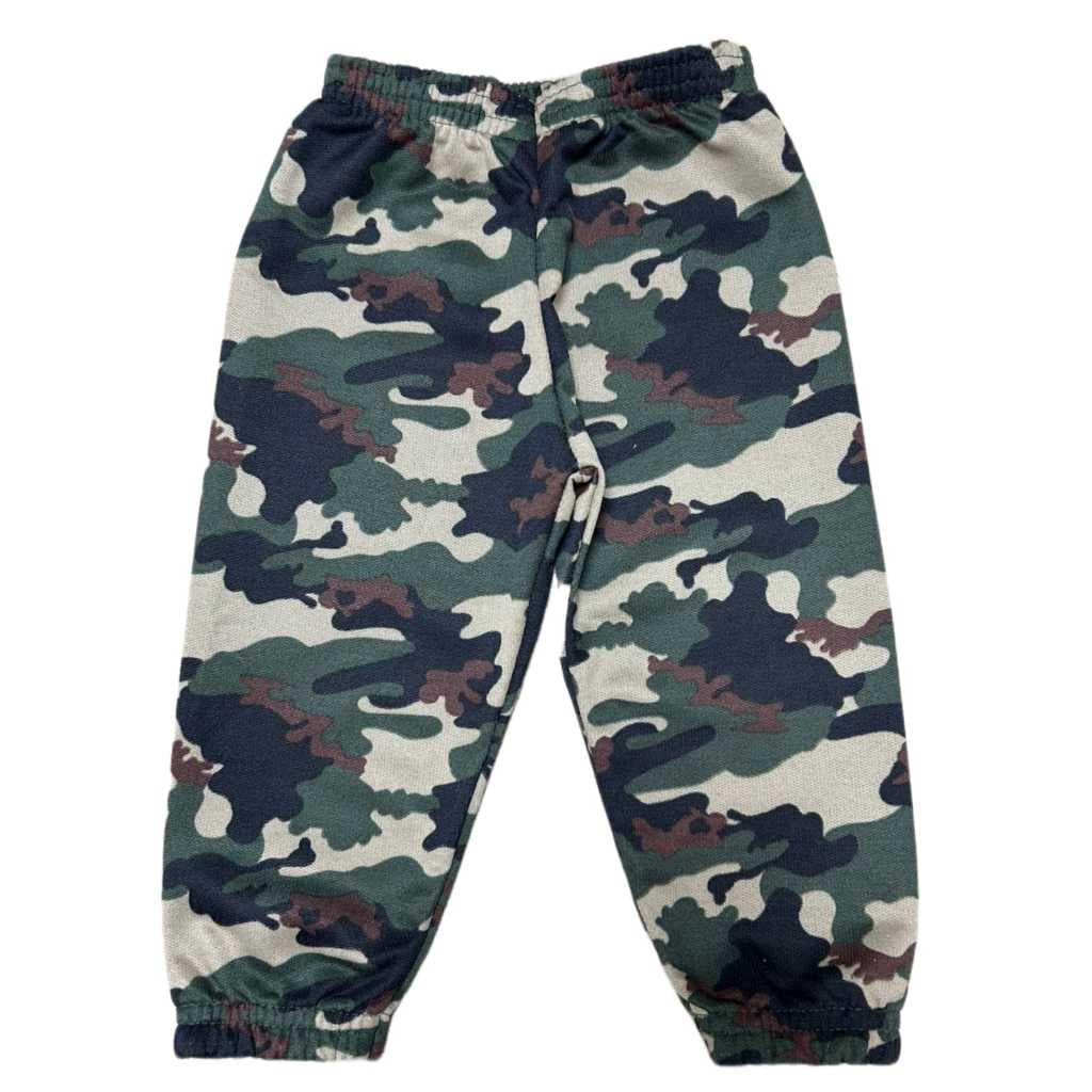 Calça Jogger Infantil Menino Camuflada Exército Masculino Camuflado Ou Liso Tamanhos 1 ao 10