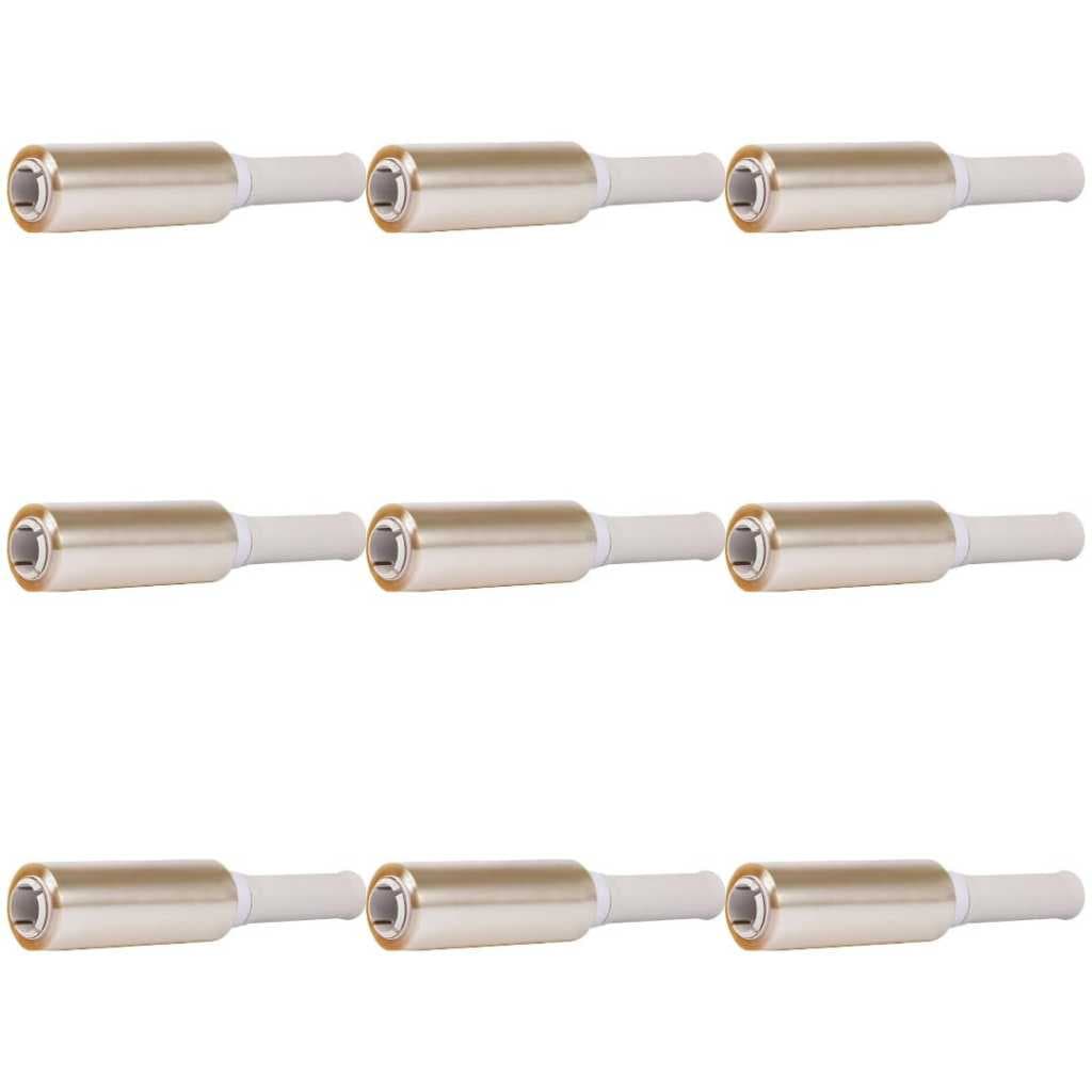 Kit 9 Rolo Fácil Plástico Filme Pvc 12cm X 140 metros (1.260 metros total)