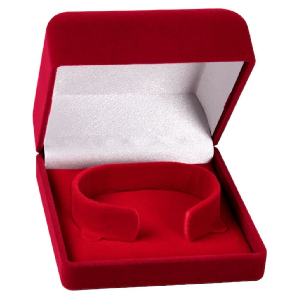 Estojo caixinha veludo Bracelete Relogio Pulseira