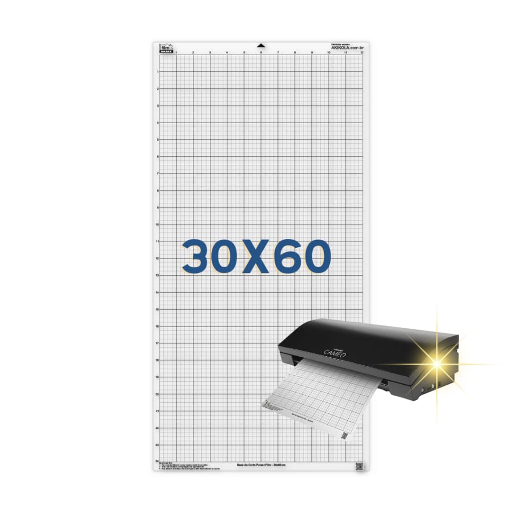Base de Corte 30x60 Para Cameo Silhouette - Espessura Original - Corte Com Precisão - Com Cola