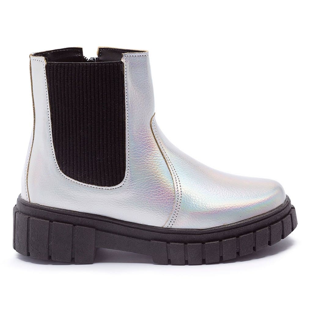 Bota Chelsea Infantil Menina Coturno Confortável Lançamento Tininha