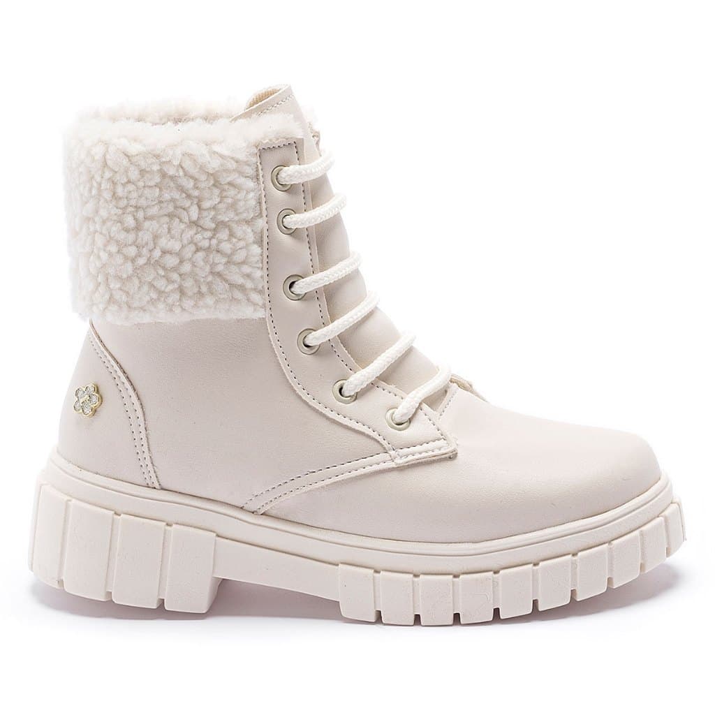 Coturno Infantil Menina Bota Cano Curto Tininha Oferta Lançamento