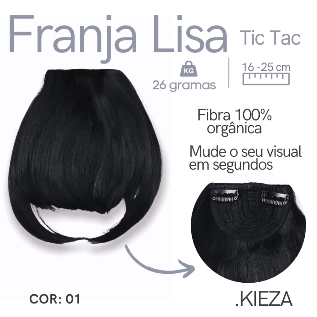 Aplique Tic Tac Franja Falsa idêntico Ao Humano - Fácil De Aplicar