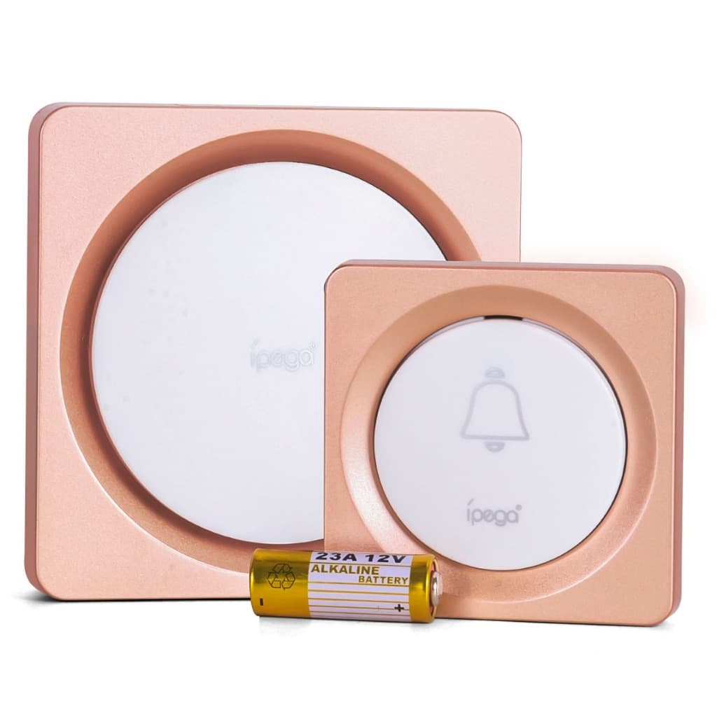 Campainha Sem Fio Bivolt A Prova D'água Longo Alcance 150m Residencial Comercial Com 38 Toques