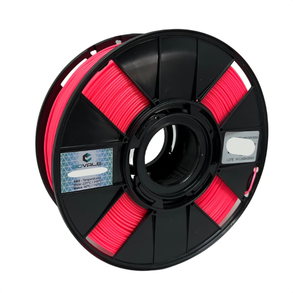 1kg De Filamento ABS de 1,75mm para Impressora 3D Rosa Neon