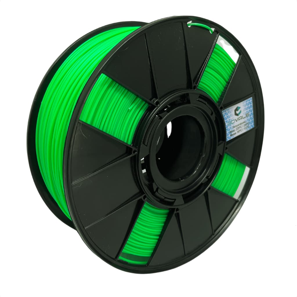 1kg De Filamento ABS de 1,75mm para Impressora 3D Verde Neon