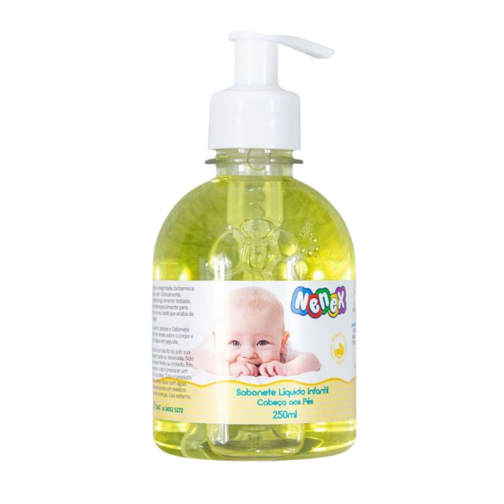 Sabonete Líquido Infantil Cabeça Aos Pés  Nenex 250 ML