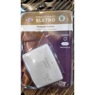 Kit 4 Protetor de Raio PW Eletro 2 Tomadas 127V 10A (SERVE PRA TUDO)