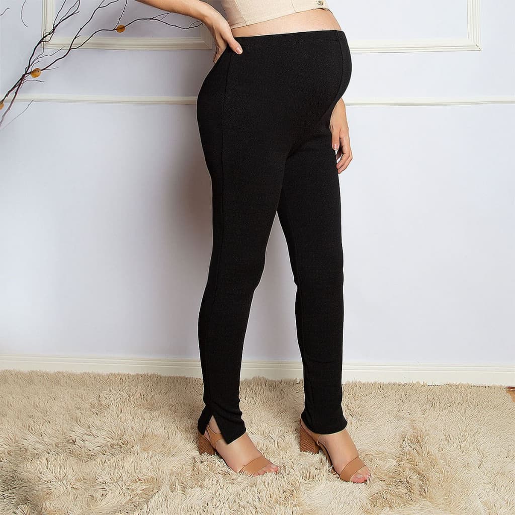 Calça Skinny Gestante Cintura Alta Regulavel