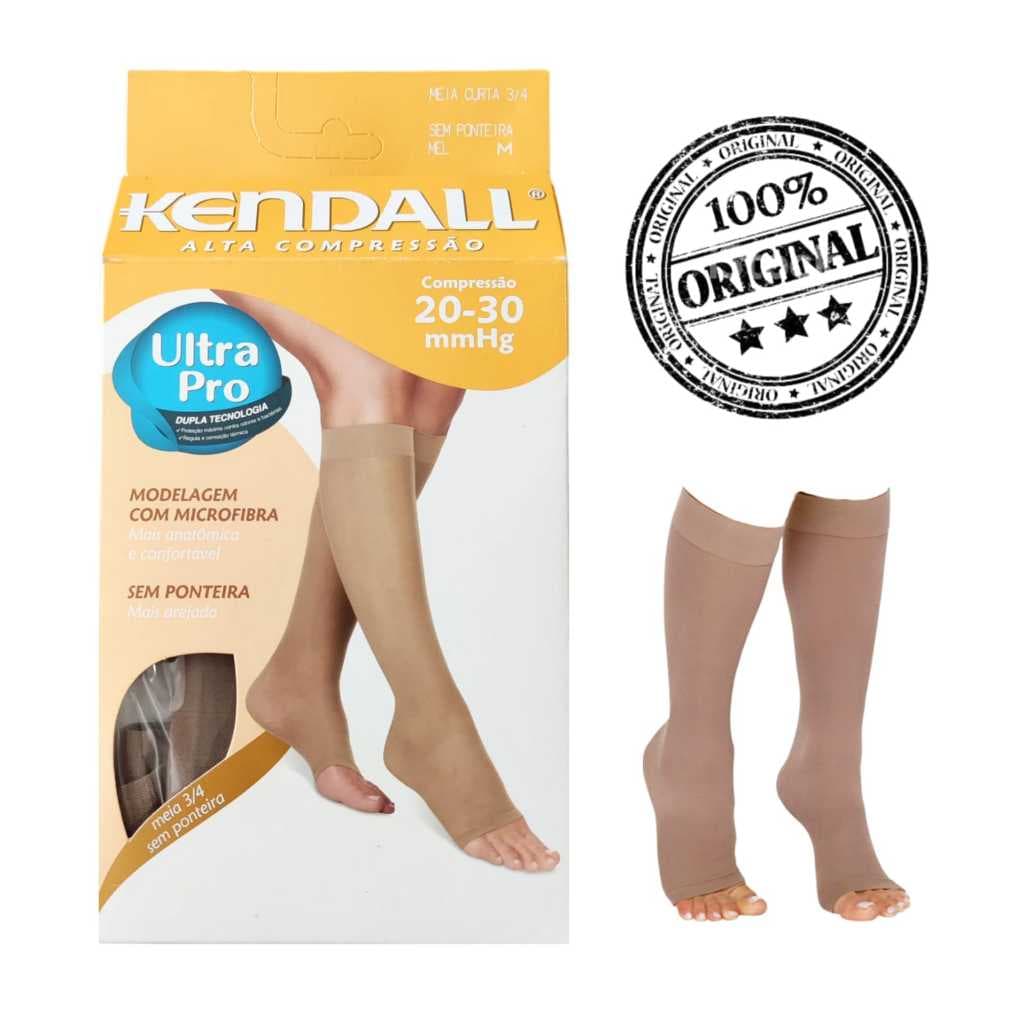 MEIA KENDAL 3/4 ALTA COMPRESSÃO 20-30 MMHG promoção