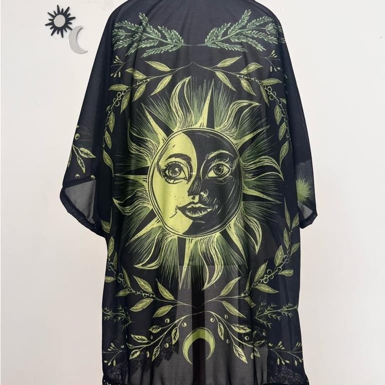 Kimono Bruxa Verde