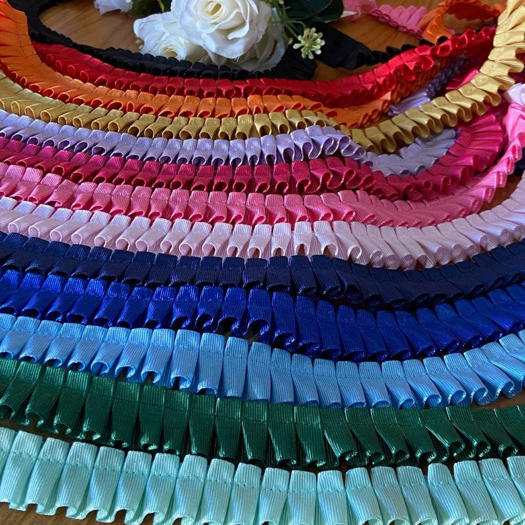 Fita drapeada TB1 com 22mm valor 2 Metro festa infantil personalizado de luxo