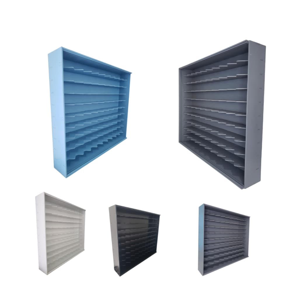 Expositor em 45 graus para 100 hot wheels +porta de Acrilico