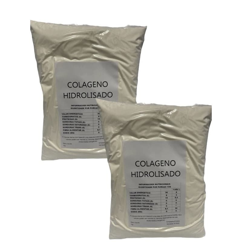 Colágeno Hidrolisado Tipo | Com ÁC. Hialurônico em Pó 2kg