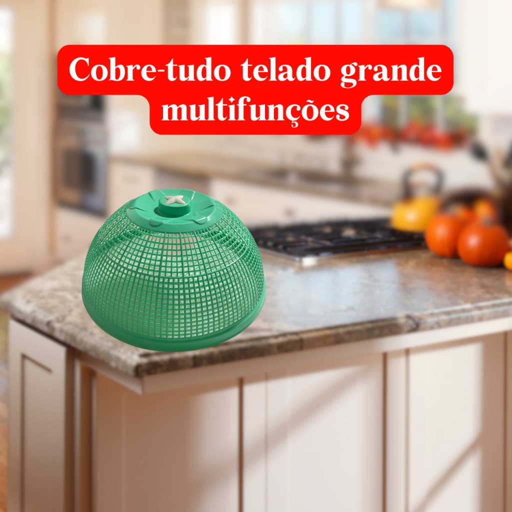Protetor Telado para Alimentos Fruta Bolo Doces Salgados Grande