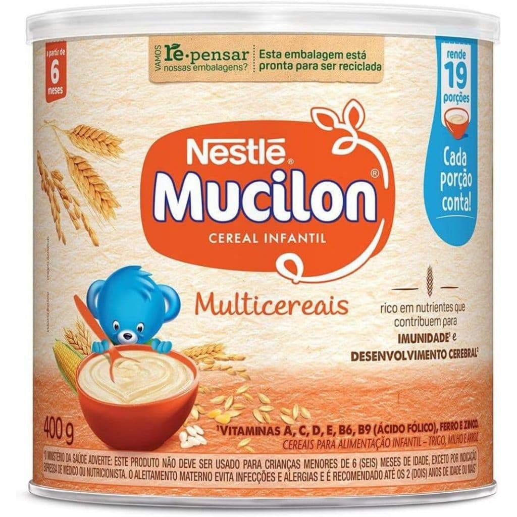 Cereal Infantil MUCILON Multicereais 400g