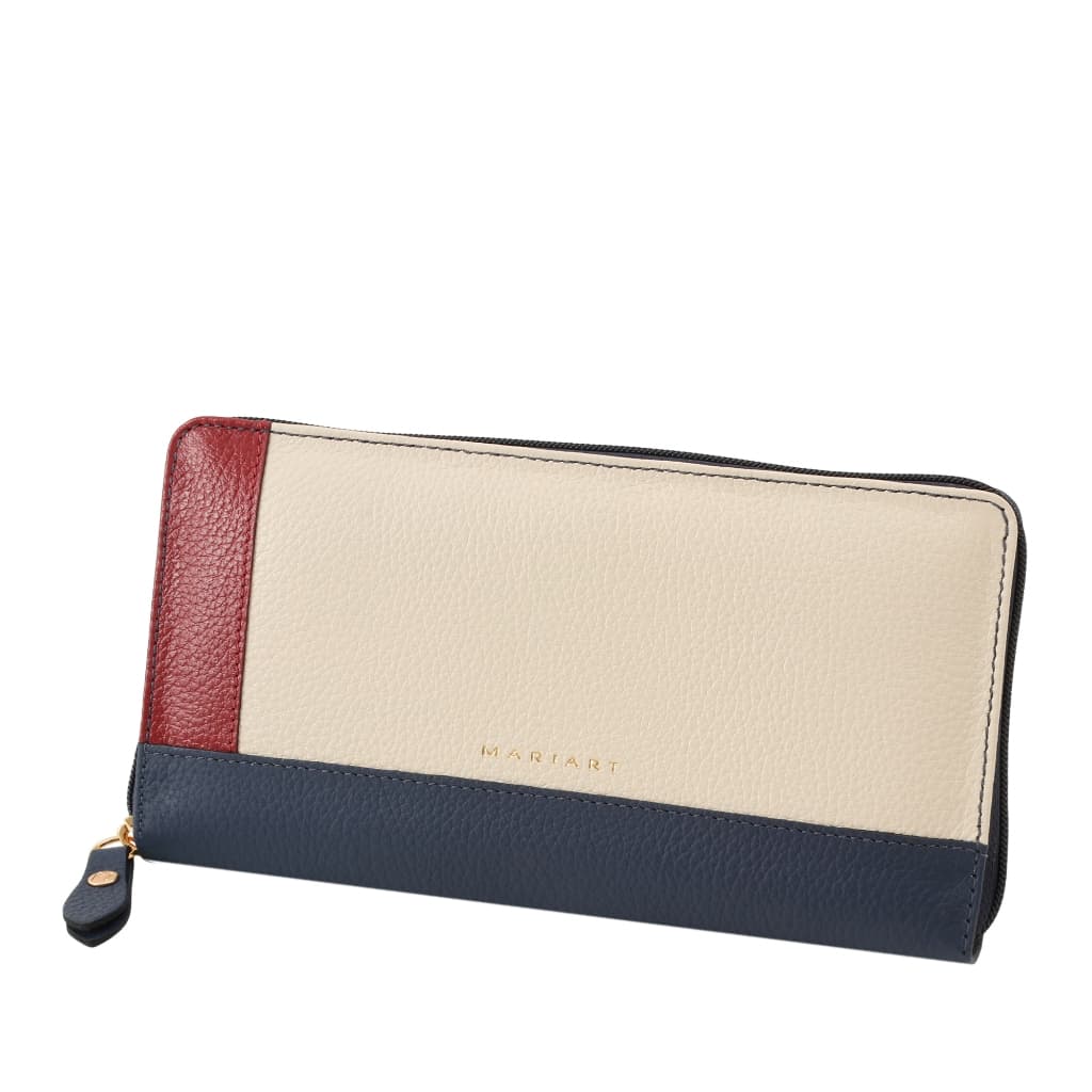 Carteira Feminina de Couro Bovino Legítimo c/ Fechamento em Zíper Mariart 552N