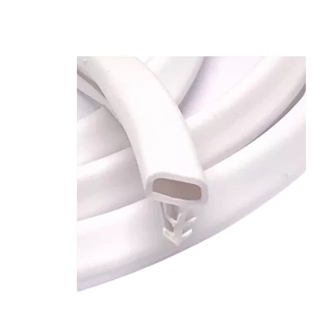 5,5 metros Borracha Para Batente marco De Porta de madeira Veda Fresta Branca de encaixe