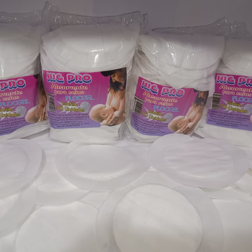 ABSORVENTE DE SEIOS HIGPRO  120 UNIDADES PROTEÇÃO DIA E NOITE