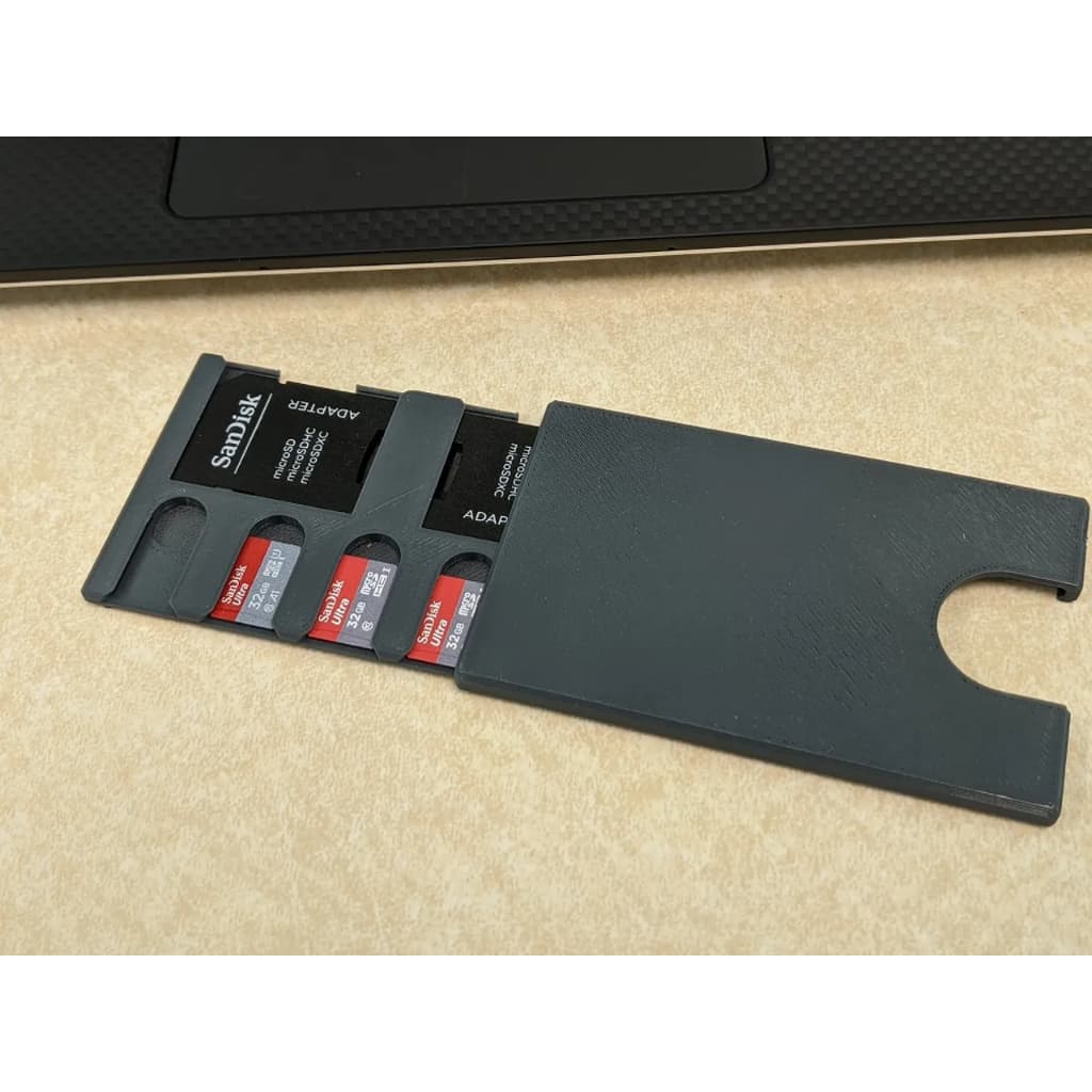 Case para Cartões SD e Micro SD em Formato de Cartão