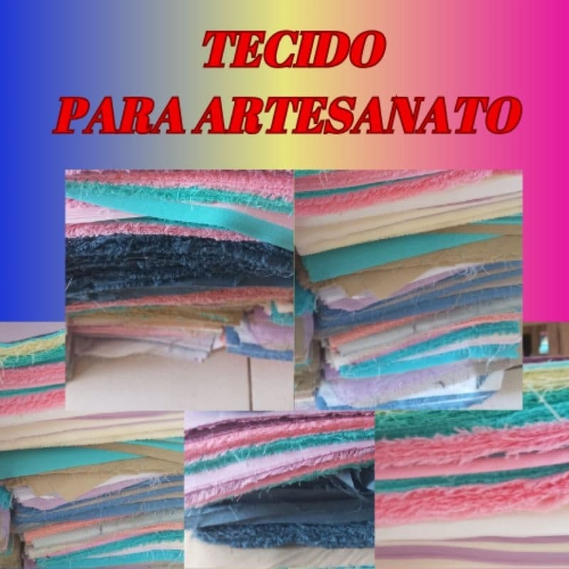 retalhos de tecidos para artesanato - patchwork -  (1kilo) super oferta