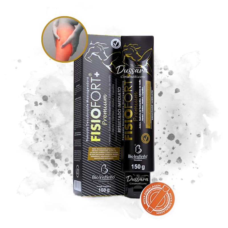 Pomada Massageadora Muscular Fisiofort Bio Instinto - 150g
