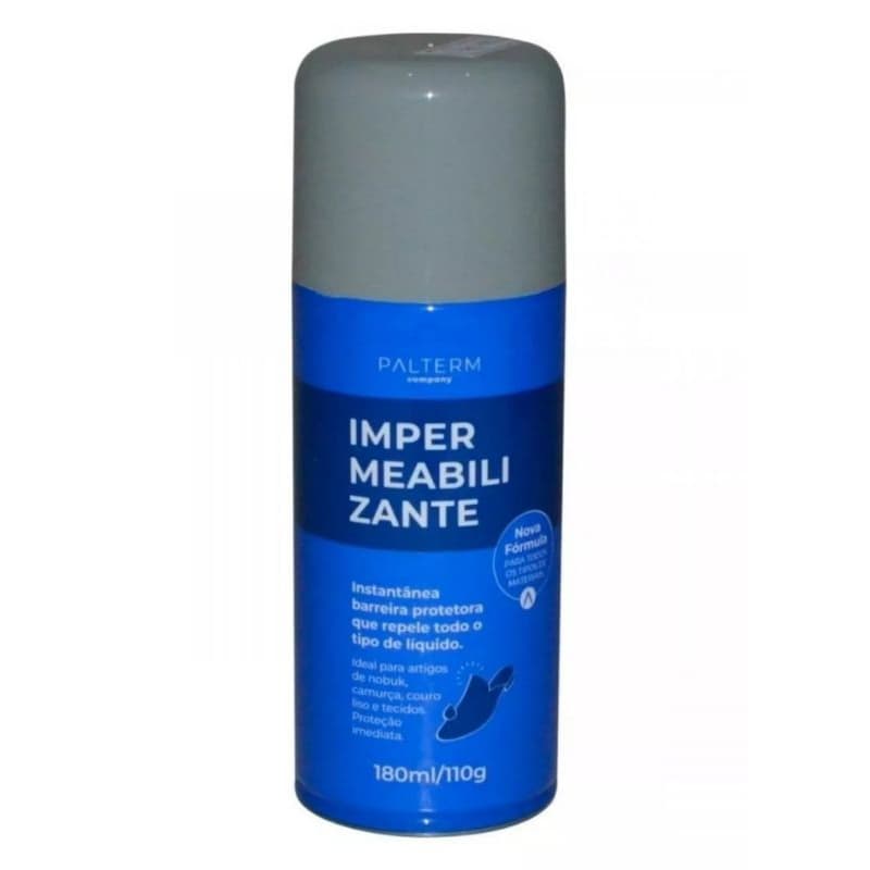 Impermeabilizante para calçados Nobuck, Camurça, Couro - Palterm - 180ml