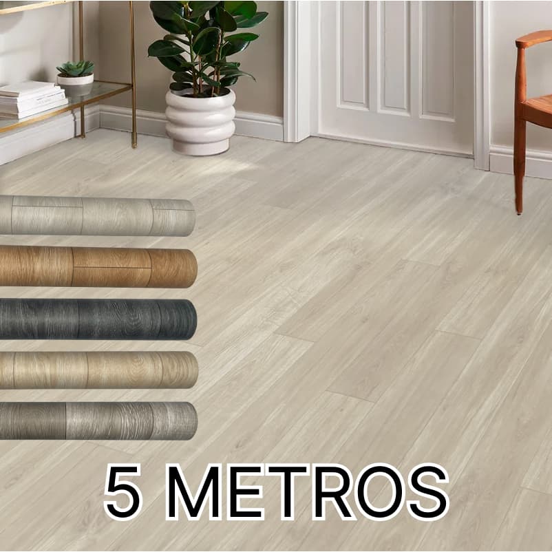 Adesivo Para Piso, Imita Laminado De Madeira, Piso Vinilico Autocolante 5mx61cm  , Proprio Para Chão