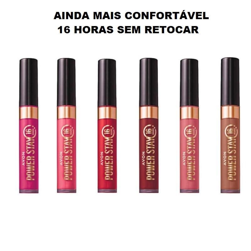 Batom Avon Líquido Matte 16 Horas Power Stay Resistente Longa Duração