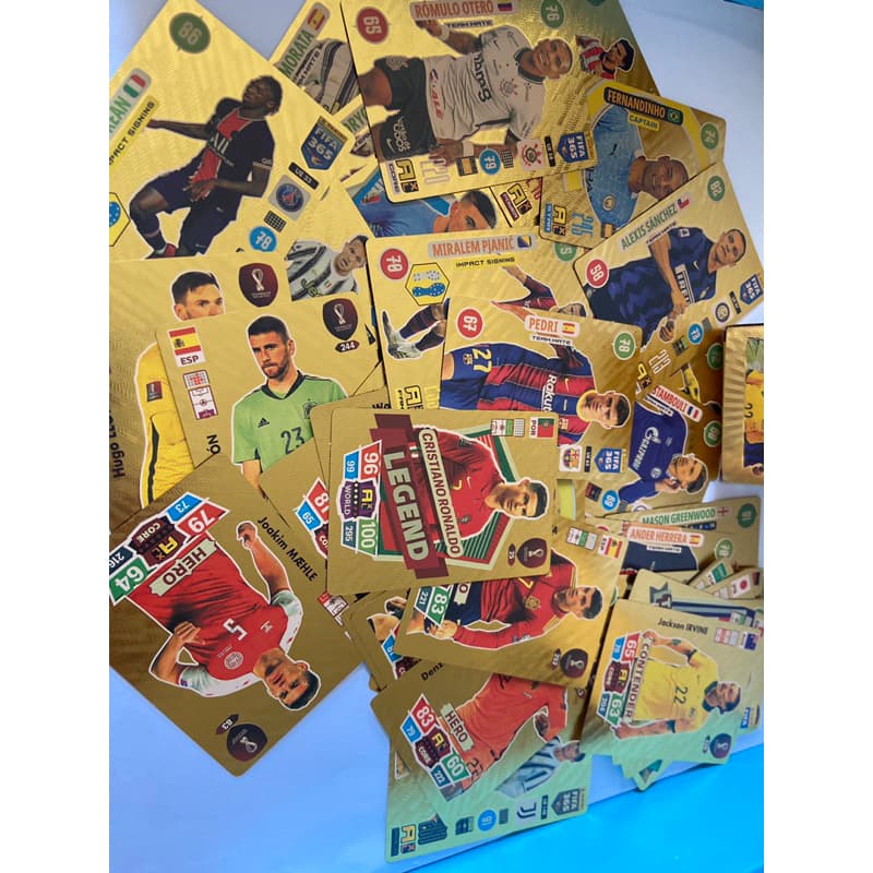 55PCS World Football Stars Cards