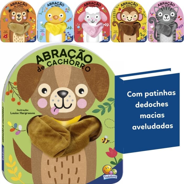 Livro dedoche abracao ate 8 modelos