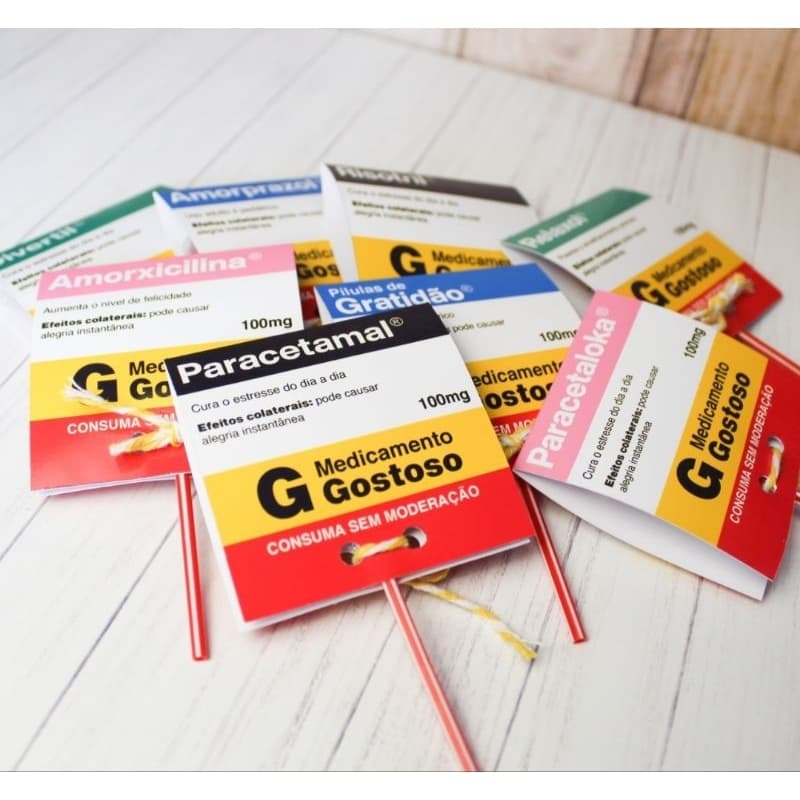 50 unidades de pirulito medicamentos