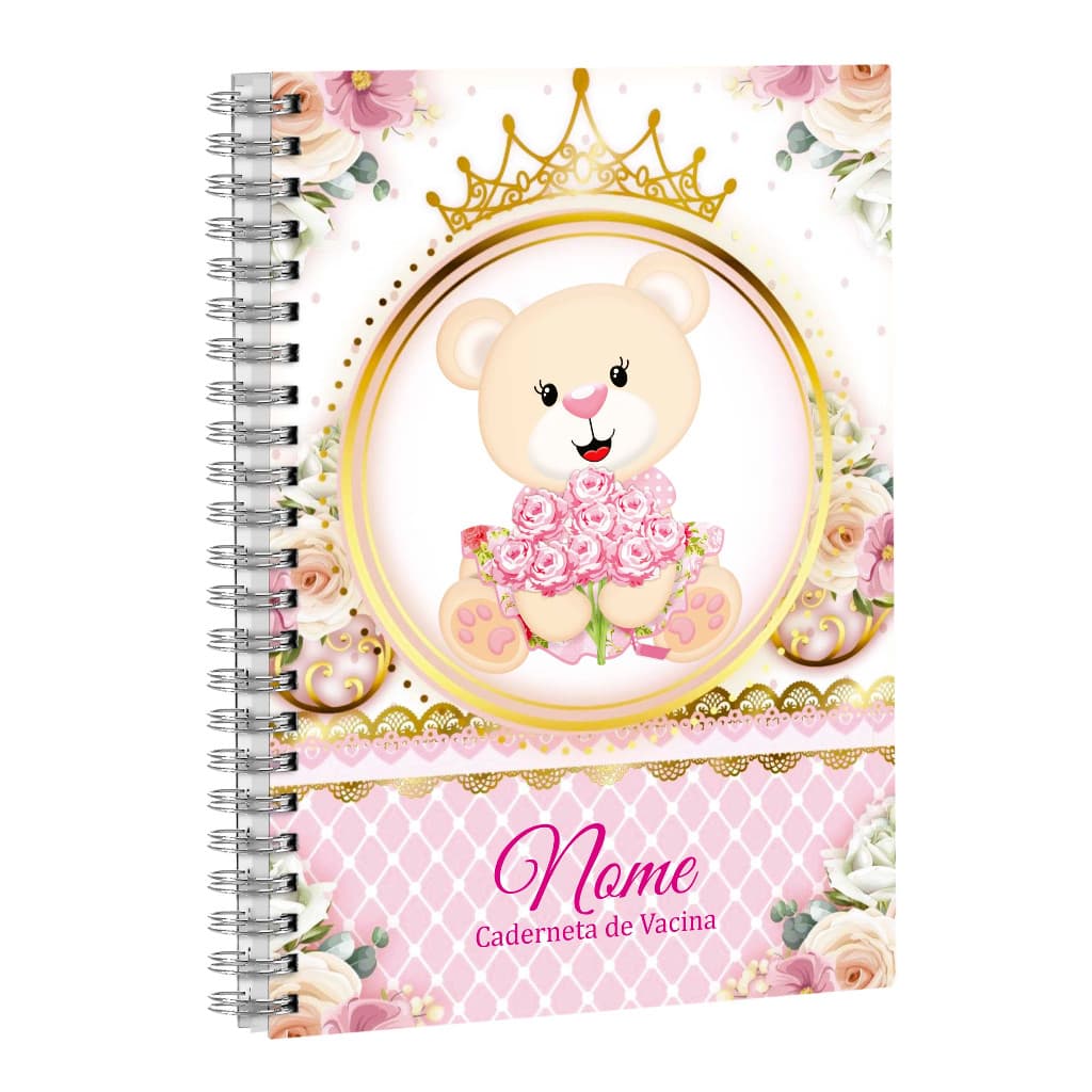 Caderneta de vacinação Personalizada com nome