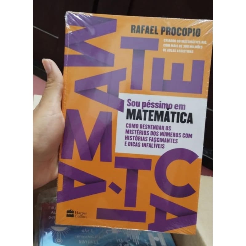 Sou péssimo em matemática novo e lacrado