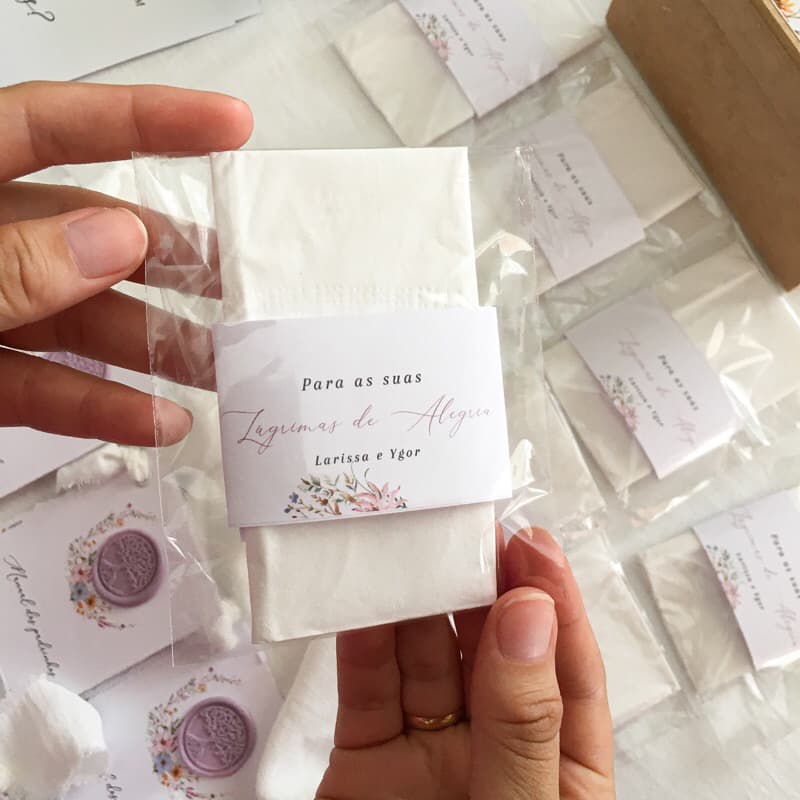 10 lenços para lágrimas de alegria casamento